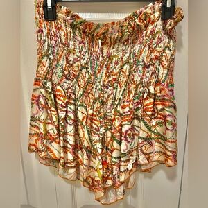 Zara Multicolor Floral Flowy Shorts
